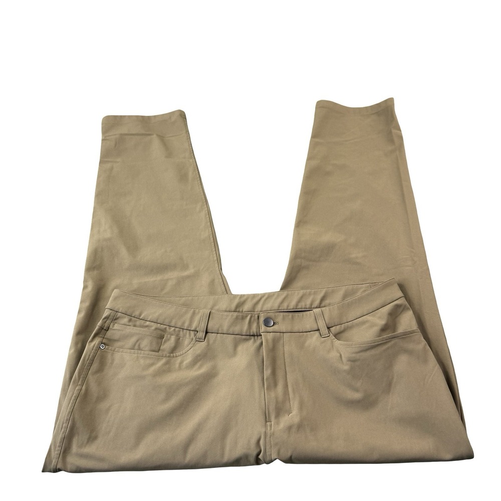 Lululemon Deep Brown 5 Pocket ABC Performance Mens Chino Pant 40x32 LM5AQ9S